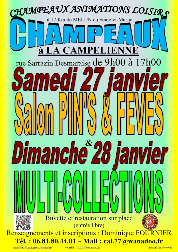 Affiche Pin's/Fèves et Multicollections